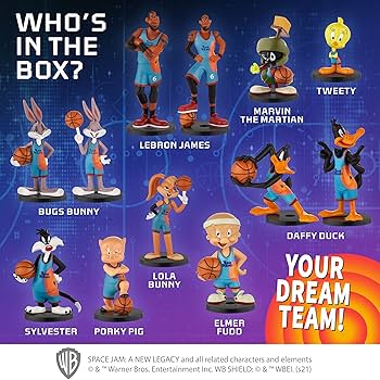 スペースジャム　ルーニーテューンズ　タズマニアンデビル　ボブルヘッド　フィギュア マテル ルーニー・テューンズ クレイジーコンボ バッグス